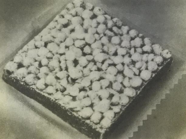 עוגת פנטזיה. תמונה מתוך הספר "הפקה של עוגות, פשטידות," 1976 
