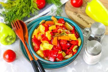 תבשיל ירקות עם קישואים בסיר איטי