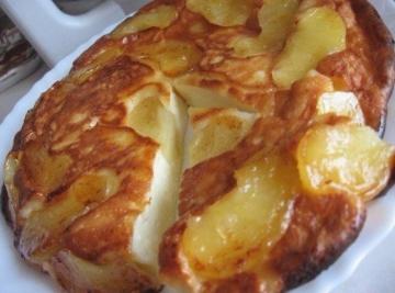 גבינה ותפוח קוטג תבשיל. עדין ואוורירי