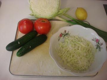 פשוט וטעים. עכשיו אני מבשל סלט ירקות פשוט כך !!!